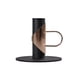thumbnail image 1 of Sentido Del Diseño Portavelas Creativo Corte De Metal Oro Negro Hierro Forjado Portavelas Base Restaurante Decoración De Mesa Arte Moderno Diseño Clásico Elegante Bandeja De Velas Speravity HA015950-00, 1 of 6