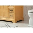 thumbnail image 5 of 42 inch single bathroom vanity in natural wood, 5 of 8