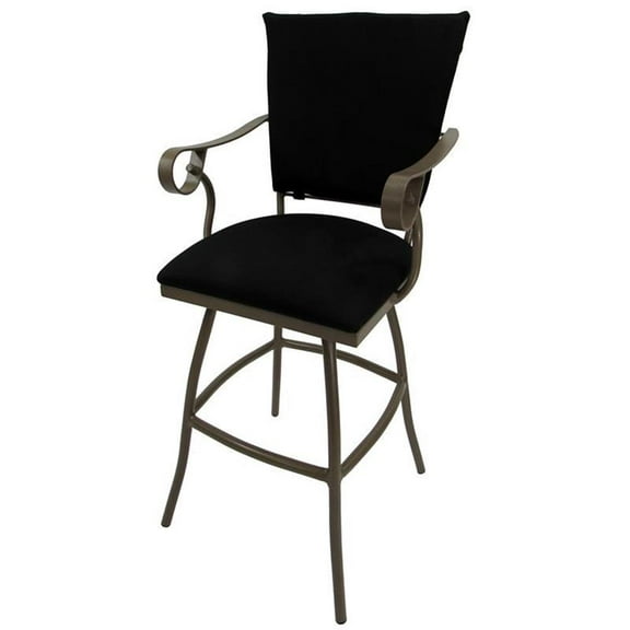 Afuera Living Outdoor Patio Extra Tall Spectator Swivel Bar Stool 35" - Jenna