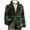 Dark Green, variant on oelaio Mens Christmas Blazer Big and Tall Corduroy Suit Jacket Xmas Snowflake Print Long Sleeve 2 Button Business Office Jacket Holiday Party Blazers Red S