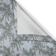 thumbnail image 4 of Ambesonne Floral Valance Pack of 2, Burgeoning Spring Foliage, 54"X18", Pale Blue Reseda Green, 4 of 5