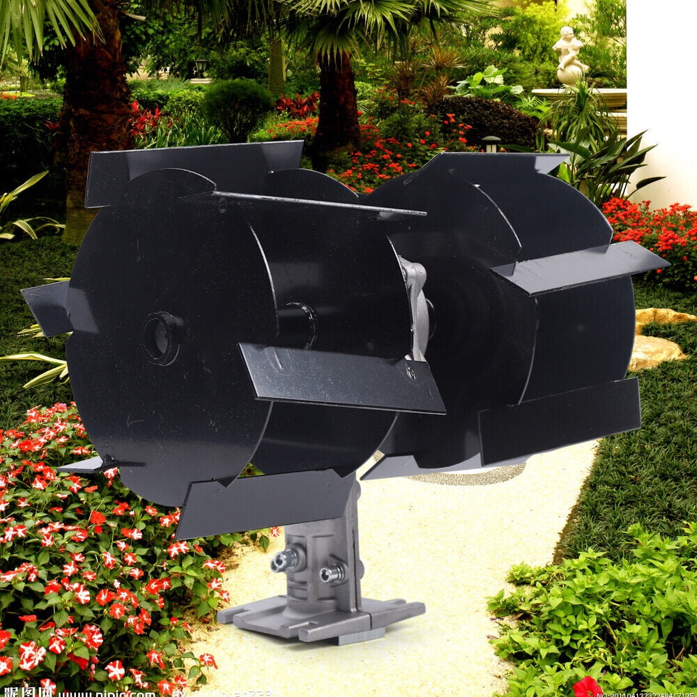 Lawn Weeding Head Petrol Cultivator Auger Tiller Garden Digging Head 9 Teeth