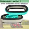 thumbnail image 5 of Air Filter 394019S 394019 398825 4136 5052K 272490S Pre Filter for Briggs Stratton -6PCS, 5 of 8