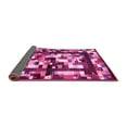 thumbnail image 2 of Ahgly Company Indoor Round Abstract Pink Contemporary Area Rugs, 3' Round, 2 of 4