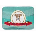 thumbnail image 1 of Carolines Treasures BB1570RUG Jack Russell Terrier Joyeux Noël Tapis en Mousse à Mémoire de Forme Lavable en Machine, 1 of 4