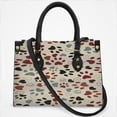 thumbnail image 2 of A Collection Of Footprints And A Dog Paw Print Cross Body Bags For Women Small Leather Female Handbags Fashion Top-Handle Totes, 2 of 4
