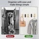 thumbnail image 4 of No Drill Suction Wall Hooks Gold, 4 of 5