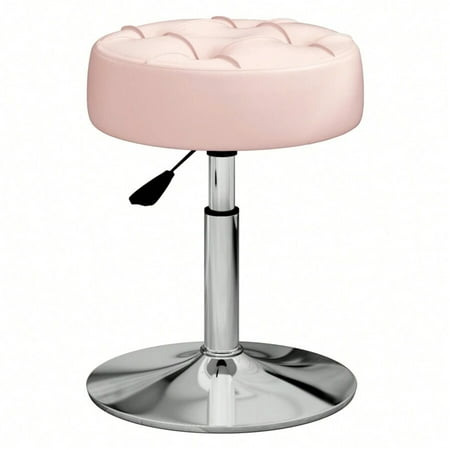 Adjustable Swivel Vanity Stool Vanity Chair Makeup Chair For Vanity Faux Leather Stool Chair For Makeup Room Bedroom