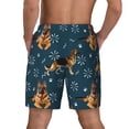 thumbnail image 4 of Goofa German Shepherd Dog Printed Men's Swim Trunks Board Shorts Quick Dry Mens Swimming Trunks with Compression Liner,Breathable Fit Hawaii Beach Shorts-X-Large, 4 of 9