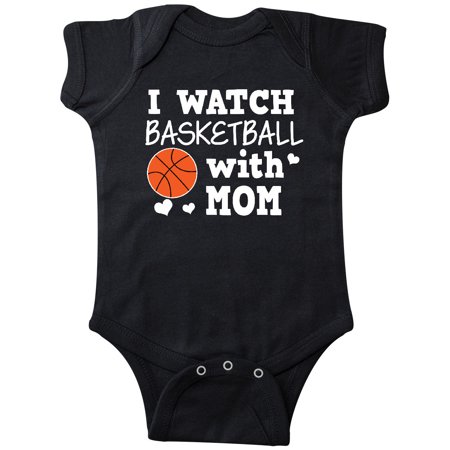 

Inktastic I Watch Basketball with Mom Gift Baby Boy or Baby Girl Bodysuit