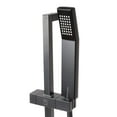 thumbnail image 4 of ALFI AB7606-BM Square Sliding Rail Hand Shower Set, Black Matte, 4 of 5