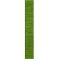 thumbnail image 2 of Rugs.com Solid Shag Collection Rug – 16 Ft Runner Grass Green Shag Rug Perfect For Hallways, Entryways, 2 of 9
