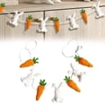 thumbnail image 3 of WMGHA Beaded Easter Garland with Bunny & Carrots – Tiered Tray Decor for Mantle, Easter Tree, Spring Farmhouse Table Centerpiece (Durable Faux Greenery), 3 of 9