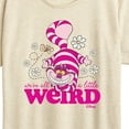 thumbnail image 3 of Disney - Alice in Wonderland - We're All A Little Weird - Women's Short Sleeve Graphic T-Shirt, 3 of 5