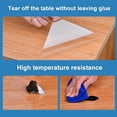 thumbnail image 3 of Adhesive Table Protective Film Glossy Clear Protection Anti-Scratch Heat Furniture Stickers 50cmx2M, 3 of 4
