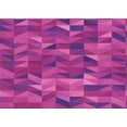 thumbnail image 1 of Ahgly Company Machine Washable Indoor Rectangle Transitional Deep Pink Area Rugs, 5' x 7', 1 of 7