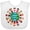 AA-White, variant on Inktastic Peace Through Unity Boys or Girls Baby Bib