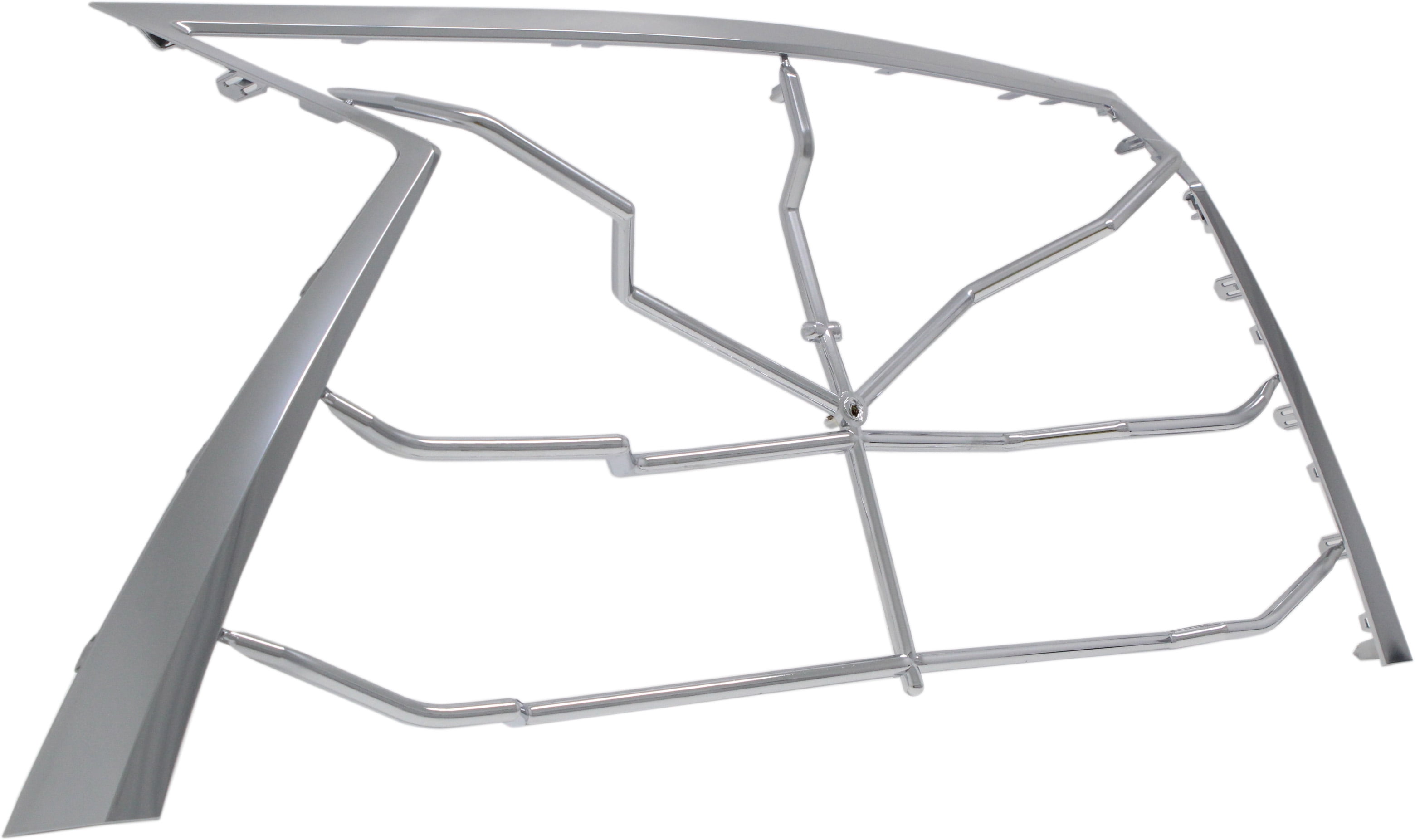 Grille Trim Compatible with 2016-2019 Lexus RX350 RX450h Upper Chrome