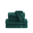 thumbnail image 3 of TRULY SOFT Cloud Solid Green 6 Piece Towel Set, Solid Color, Oeko-TEX Certified, 3 of 6