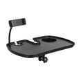 thumbnail image 1 of Soporte para micrófono, bandeja para vasos con soporte para teléfono, bandeja con abrazadera ajustable para escenario, estudio de grabación y práctica, 1 of 8