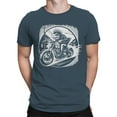 thumbnail image 2 of Frog Biker's Midnight Ride Men's T-shirt, 2 of 3
