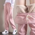 thumbnail image 2 of Mallas cálidas de lana para mujer, pantalones gruesos de talla grande, pantalones largos gruesos, Leggings casuales de Color sólido, moda de invierno, 2 of 4