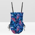 thumbnail image 5 of Clearance Rciityk Women's Ones Piece Swimsuits Tummys Control Floral Print Monokini Swimwear Drawstring Ones Piece Swimsuit - Spring/Summer Savings Clearance, 5 of 6