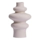 thumbnail image 2 of Jarrón geométrico de cerámica para flores, contenedor decorativo para arreglos florales, versátil. 21 cm de alto, 2 of 9