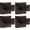 Brushed Red Antique Bronze, variant on 4 Pack Towel Hooks Hand Towel Holder for Bathroom Wall Livingroom Bedroom Kitchen Closet Heavy Duty Stainless Steel Hook Hanger for Robe, Bath Towel, Coat (Square Brushed Silver)