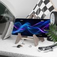 thumbnail image 3 of License Plate, Neon Wave Lines Decorative Front,Personalized Stainless Steel License Plate Cover For Men Women,12.2" X 6.2", 3 of 6