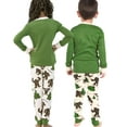 thumbnail image 3 of LazyOne Warm Long-Sleeve PJ Sets for Girls and Boys, Bigfoot, Funny Animal Kids' Pajama Sets, 3 of 7