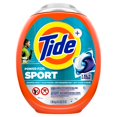 thumbnail image 3 of Tide Power Pods Sport Laundry Detergent Pacs, Advanced Sweat + Stain Fighter, laundry soap detergent pacs, 45 Count, 3 of 19
