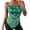 Womens tank tops Green, variant on Graphic Tank Tops For Women Trendy Slim Halter Neck Spaghetti Strap Vest Bodycon Bandeau Casual Daily Inner Outer Dual Use Stylish Tops Womens Shirts Grey XL