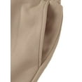 thumbnail image 3 of Frontwalk Women Casual Tracksuit Set Long Sleeve Winter Two Piece Outfit Zip V Neck Sweatshirt Sport Pants Activewear Khaki 2XL, 3 of 5