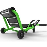 EzyRoller: Mini - Green - Ride-On Scooter, Cambering Motion, Pedal Free Cart, Hand Brakes, Extendable Frame, 45lb Capacity, Toddler & Kids Ages 2+
