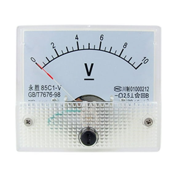 Unique Bargains Fine Tuning Dial Panel Voltage Meter   Installing Parts