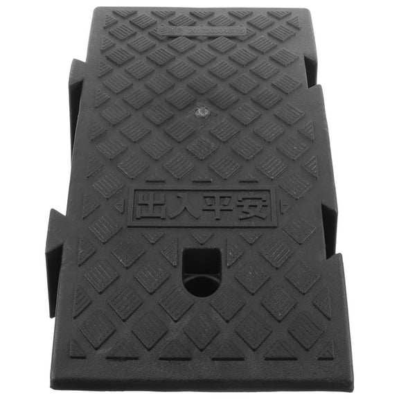 HONMEET Car Driveway Slope Ramp Pad Plastic Vehicle Ramp for Outdoor Use 1 Set