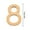 8-7cm-Gold, variant on ZestqaQ 7CM Acrylic Number Plates for Elegant Decor, Stylish Home Accents, Personalized Wall Art, Easy to Apply Adhesive Backing, Customizable Name Signs, Versatile Decorative Plaques