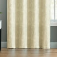 thumbnail image 4 of VCNY  Home Rosalie Tonal Jacquard Grommet Curtain Panel Silver - 84 Inches, 4 of 5