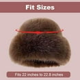 thumbnail image 2 of Women's Winter Faux Fur Bucket Hat, 2026 New Warm Faux Mink Plush Hat Fluffy Fisherman Fuzzy Bucket Hat, 2 of 8