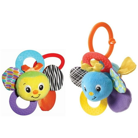 Infantino Peek-A-Boo Mirror Pal Rattle Toy