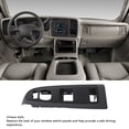 thumbnail image 4 of Cover Window Control Switch Bezel Cover 89045124 Left Driver Side Door Window Switch Panel Trim Replacement For 1500 2500 3500 Dark Grey, 4 of 7