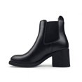 thumbnail image 4 of Windsor Smith Womens Black Classic Leather Platform Ankle Chelsea Boots, 4 of 6