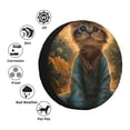 thumbnail image 4 of Yiaed Sunflower Meditating Cat 标题-16 inch, 4 of 6