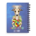 thumbnail image 2 of Autism Awareness Whippet Accept Understand Love Spiral Bound Journal Dog Lover 5x7in Spiral Notebook - 12003, 2 of 5