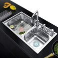thumbnail image 4 of Tapón de goma para desagüe de pelo, de silicona duradera, paquete de 4 filtros para cocina, baño y bañera, tapón de pelo, cubiertas de drenaje de ducha, fáciles de instalar y limpiar Sincero Electrónica, 4 of 5