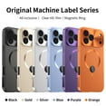 thumbnail image 6 of ELEHOLD for iPhone 17 Full Body Case,Double Sided with Built-in Tempered Glass Screen Protector Metal Frame Plating PC Shockproof Rugged Case for iPhone 17,Purple, 6 of 6