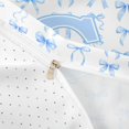 thumbnail image 4 of Manfei Cute Coquette Bow Duvet Cover Set For Girls,Letter C Monogrammed Bedding Full For Kids,Reversible,3-Piece(No Comforter), 4 of 6