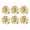 Gold, variant on 6pcs Stainless Steel Napkin Rings, Elegant Floral Napkin Rings, Elegant Floral Hollow-Out Design for Wedding, Party, and Everyday Table Decor