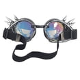 thumbnail image 4 of SAYFUT Stud Diffraction Goggles Stitching Steampunk Glasses Carnival Party Easter Costume Cosplay, 4 of 6